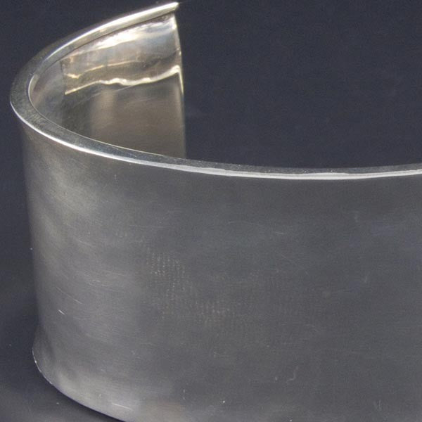 Tarnish Hammered Bracelet