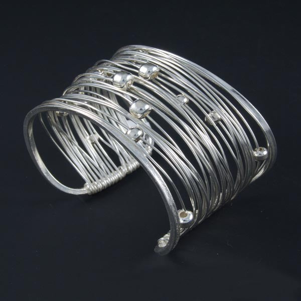 Wires Silver Marbles Mexican Sterling Silver