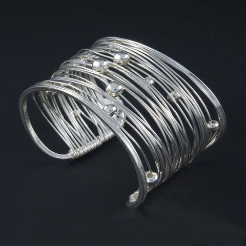 Wires Silver Marbles Mexican Sterling Silver