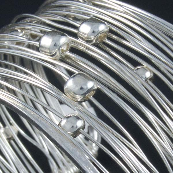 Wires Silver Marbles Mexican Sterling Silver