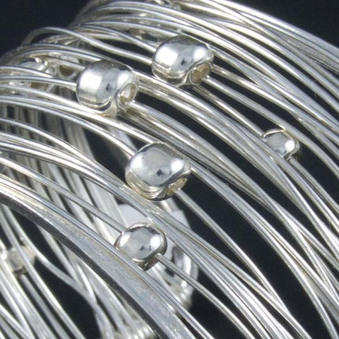Wires Silver Marbles Mexican Sterling Silver