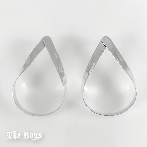 Plain Drop Earrings Mexican Sterling Silver