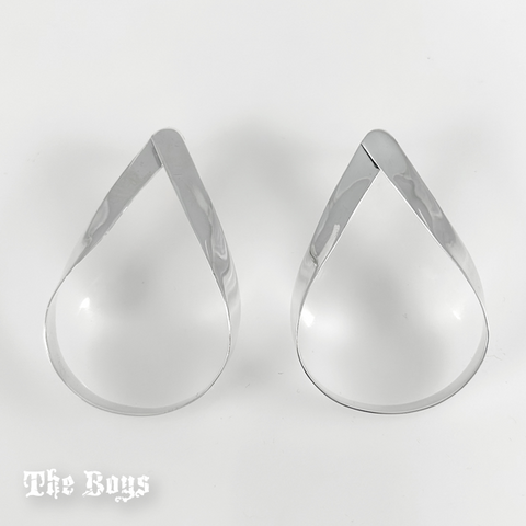 Plain Drop Earrings Mexican Sterling Silver