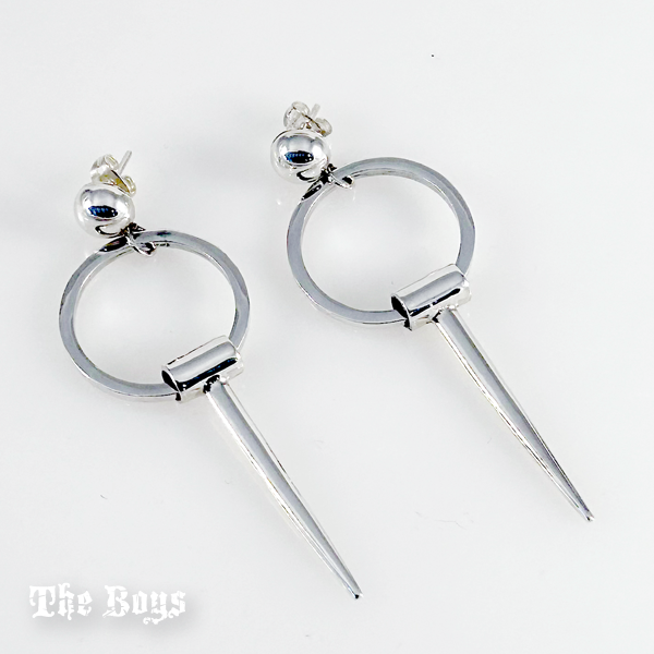 Plain Earrings Mexican Sterling Silver