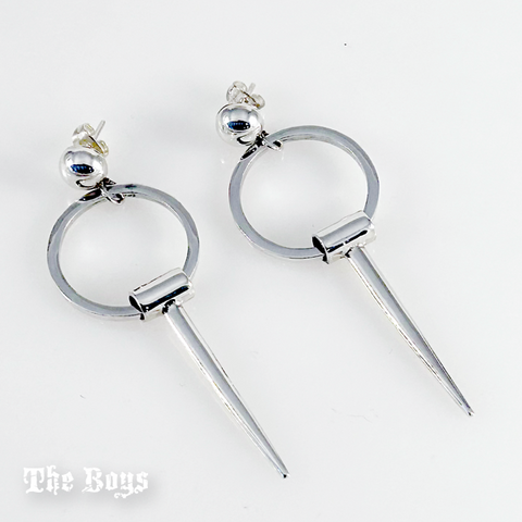 Plain Earrings Mexican Sterling Silver