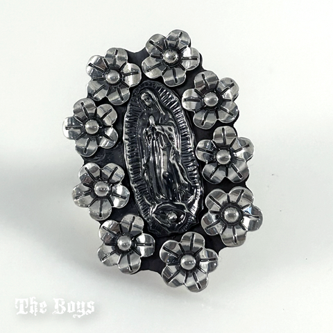 Plain & Oxidized Virgin Ring Mexican Sterling Silver