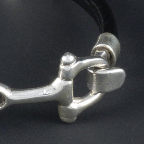 Leather Ring Bracelet