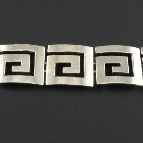 5 Flat Squares Plain Bracelet