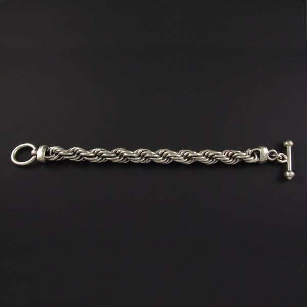 Silver String Bracelet -  Medium