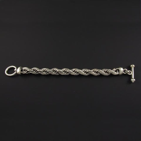 Silver String Bracelet -  Medium
