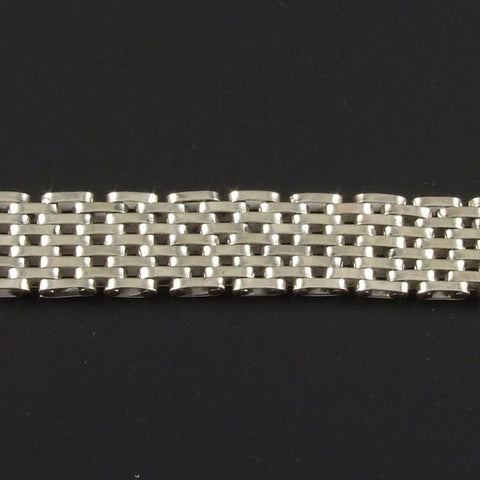 Refined Plain Silver Bracelet