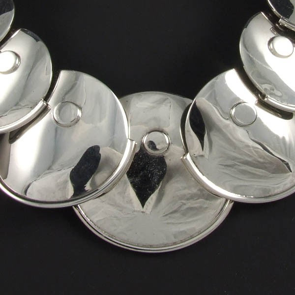 Shiny Flat Circles Bracelet
