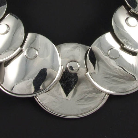 Shiny Flat Circles Bracelet