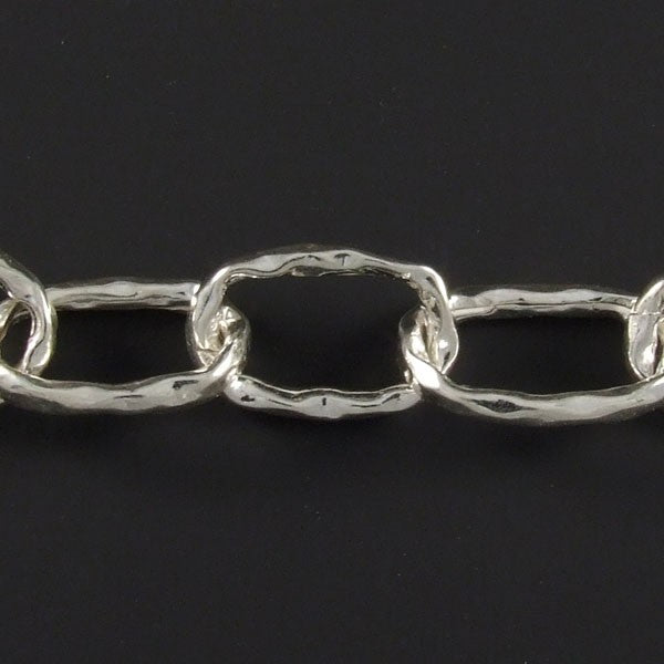 Hammered Chain Bracelet
