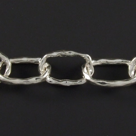 Hammered Chain Bracelet