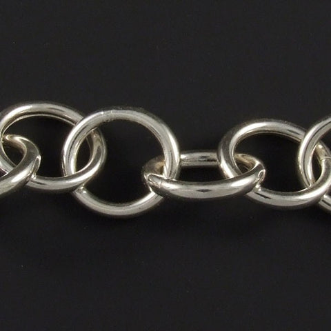 Linked Circles Plain Bracelet