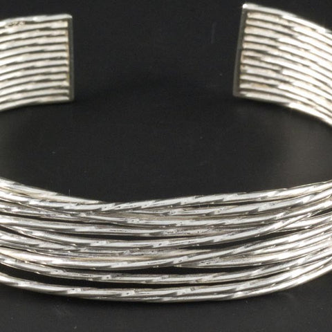 Knott with Oxide Silver Bracelet