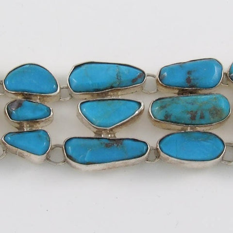3 Lines of Turquoise Stones Bracelet