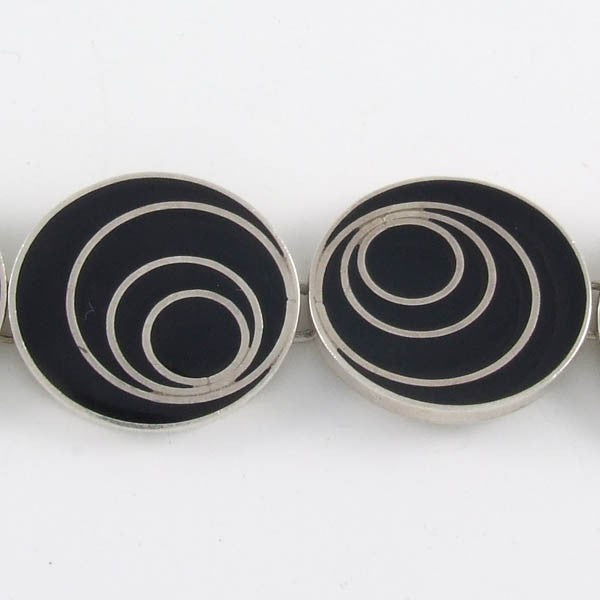 4 Onix Circles Bracelet