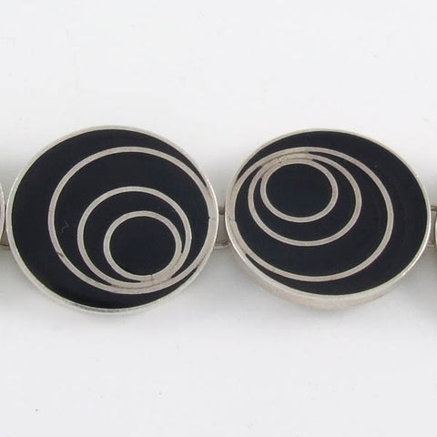4 Onix Circles Bracelet