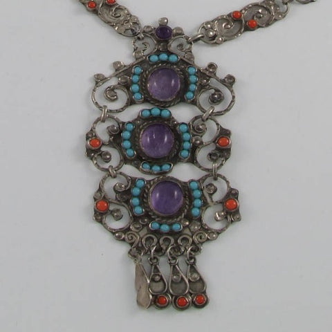 Silver Stone Necklace