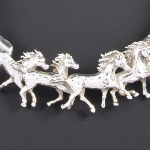 Horses Plain Necklace