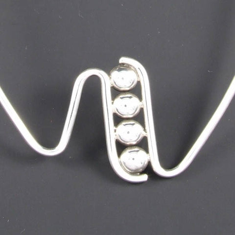 Silver Marbles Fine Necklace
