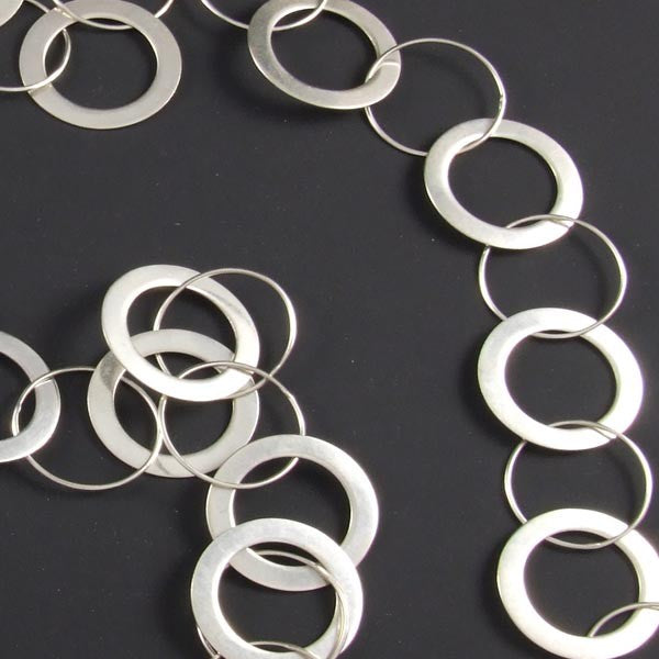 Linked Fine Rings Necklace