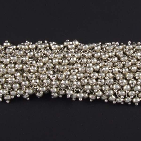 Silver Marbles Plain Bracelet