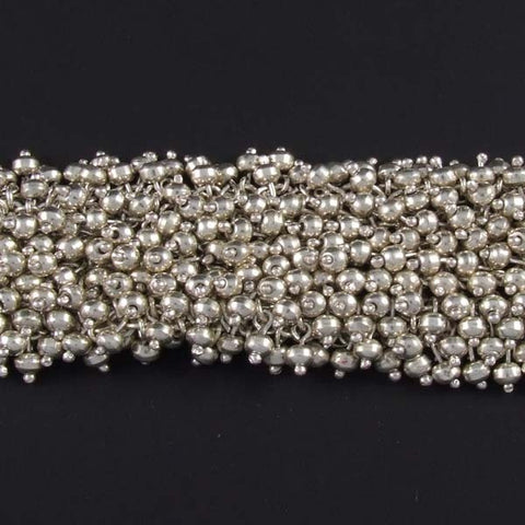 Silver Marbles Plain Bracelet