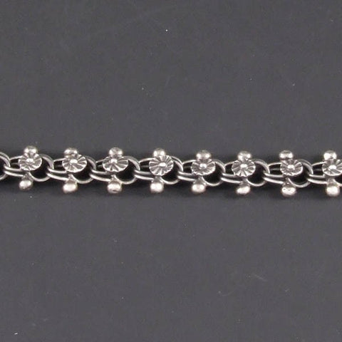Flowered Thin Chain
