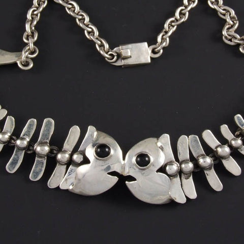 2 Fishbones Necklace