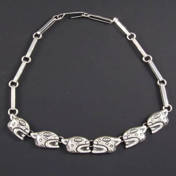 Cheetah Faces Necklace