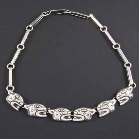 Cheetah Faces Necklace
