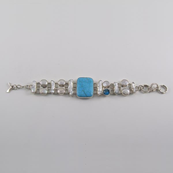 Turquoise & Mother of Pearl Bracelet