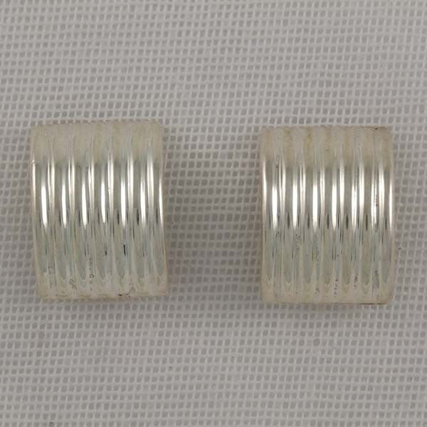 Lined Convex Earrings