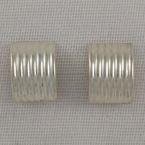 Lined Convex Earrings