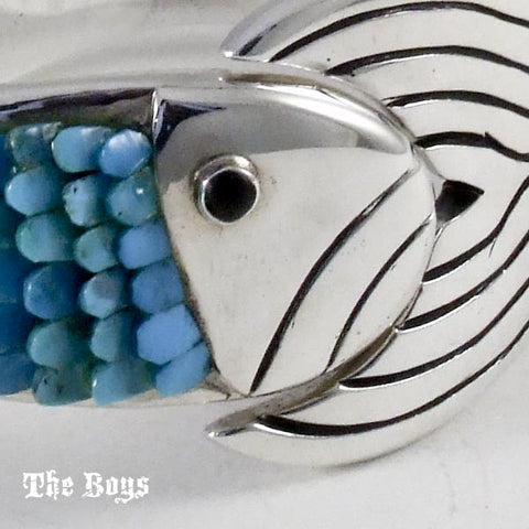 Fish Bracelet Mexican Sterling Silver