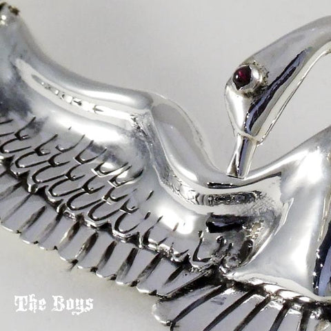 Swan Necklace Mexican Sterling Silver