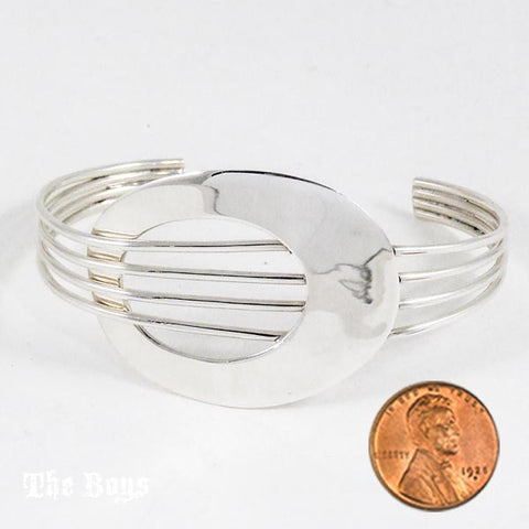 Oval Bracelet Mexican Sterling Silver