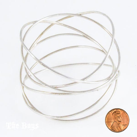 Circles Bracelet Mexican Sterling Silver