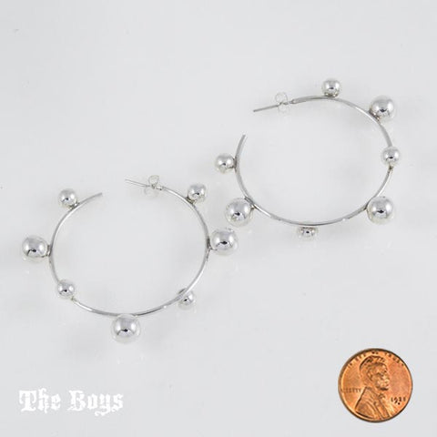 Hoops Small Plain Earrings Mexican Sterling Silver