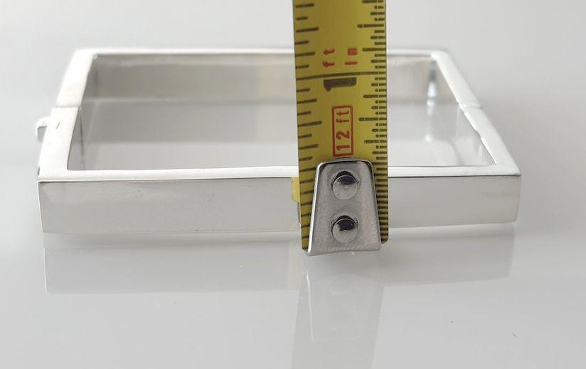 Plane Rectangle Bangle