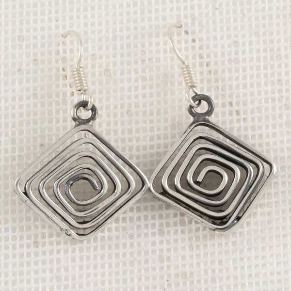 Rhomb Spirals Earrings