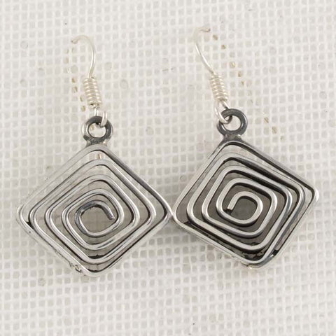 Rhomb Spirals Earrings