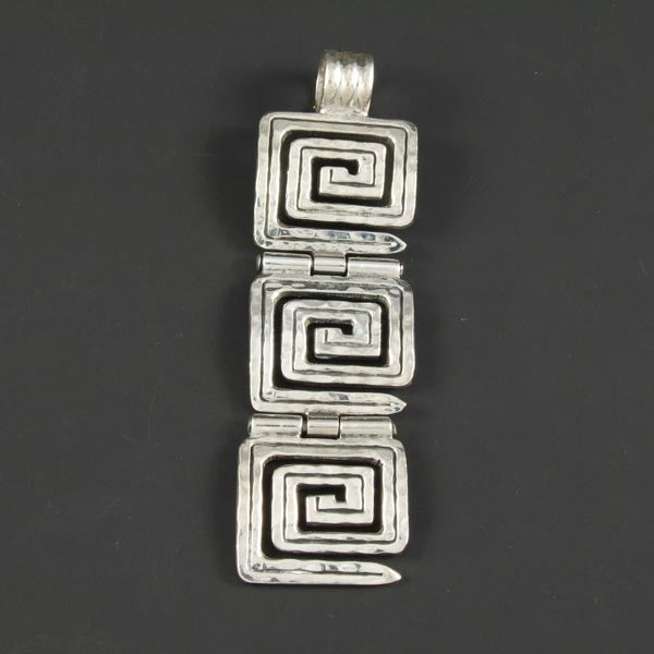 3 Hammered Square Spirals