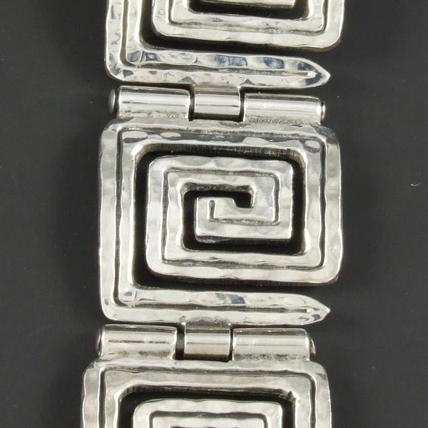 3 Hammered Square Spirals