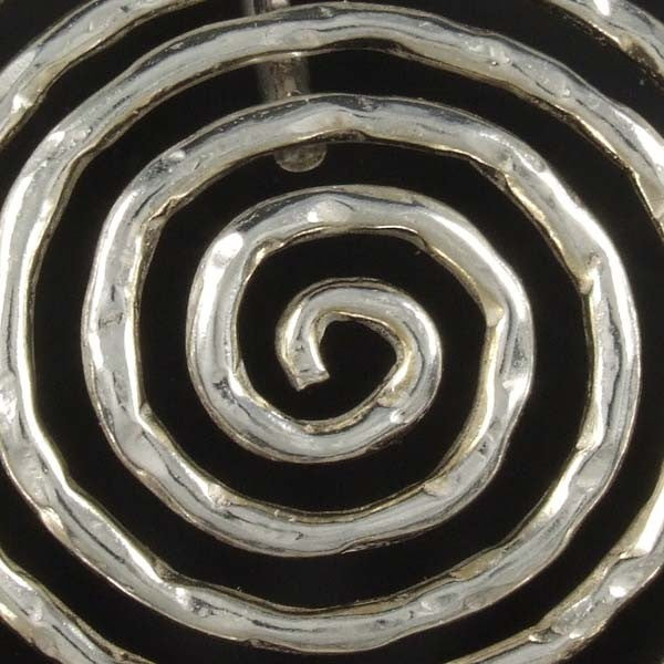 Hammered Spiral Pendant