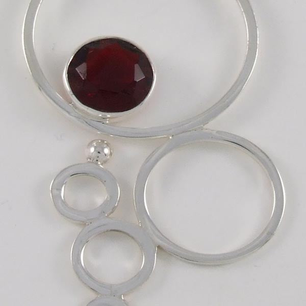 Circles with Red Stone