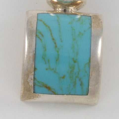 Turquoise Square Pendant